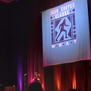 Dr John Cooper Clarke at Sheffield, United Kingdom in Sheffield City Hall 2024