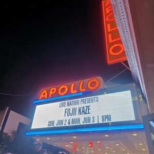 Fujii Kaze at New York City, NY in The Apollo's Historic Theater 2024