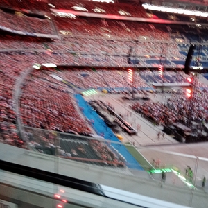 Luis Miguel at Madrid, Spain in Estadio Santiago Bernabéu 2024