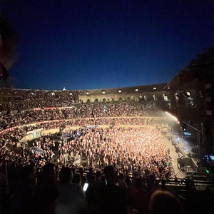 Patti Smith at Nîmes, France in Arènes de Nîmes 2024