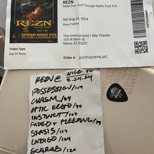 REZN at Mesa, AZ in The Nile Theater 2024