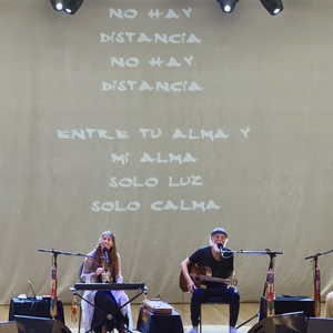 Deva Premal and Miten at Lisbon, Portugal in Aula Magna 2024