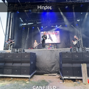 Hinder at Canfield, OH in Canfield Fairgrounds 2024