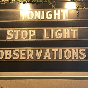 Stop Light Observations at Cambridge, MA in The Sinclair 2024