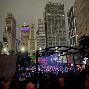 Jamie xx at São Paulo, Brazil in Praça das Artes 2024