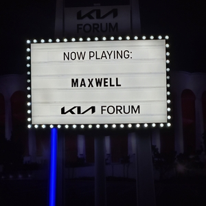 Maxwell at Inglewood, CA in Kia Forum 2024