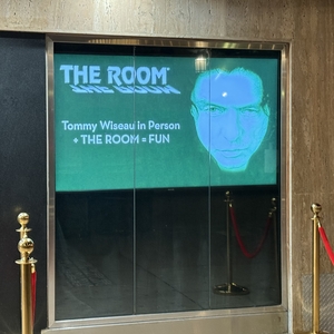 Tommy Wiseau at Los Angeles, CA in Landmark Regent 2024