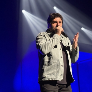 Patrick Fiori at Tremblay-en-France, France in Arena Grand Paris 2024