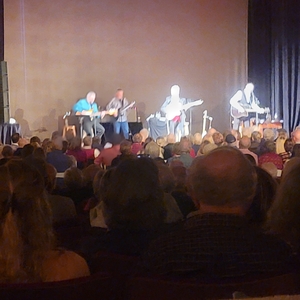 Larry, Steve, Rudy / the Gatlin Brothers at Guthrie, OK in Temple of the Scottish Rite of Freemasonry in Guthrie 2024