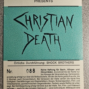 Christian Death at Hamtramck, MI in The Sanctuary Detroit 2024