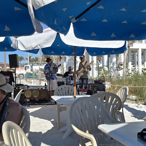 Wayne Baker Brooks at Fort Myers Beach, FL in The Beach Bar 2024