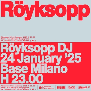 Röyksopp Tickets, Tour Dates and Concerts