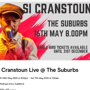 Si Cranstoun Tickets, Tour Dates and Concerts