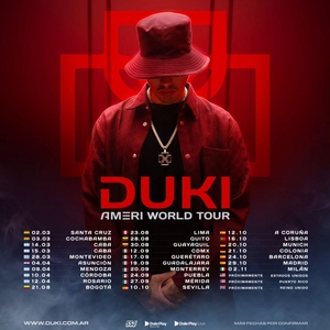 Duki Tickets, Tour Dates and Concerts
