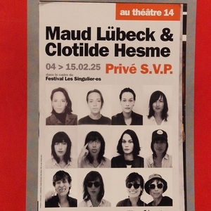 Maud Lübeck at Paris, France in Théâtre 14 Jean-Marie Serreau 2025