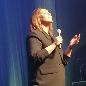 Chimène Badi at Saint-Estève, France in Thêatre de l'Etang 2025