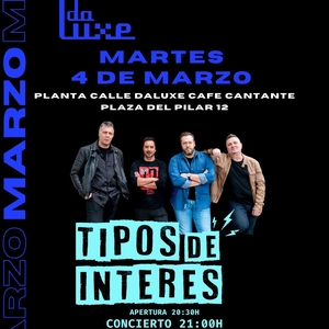 Entradas, fechas de la gira y Conciertos de Tipos de Interés