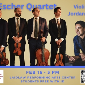 Escher String Quartet at Mobile, AL in USA Laidlaw Performing Arts Center 2025