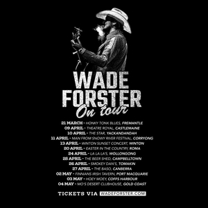 Wade Forster Tickets, Tour Dates and Concerts