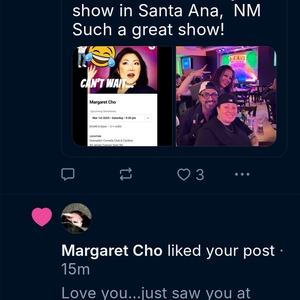 Margaret Cho at Santa Ana Pueblo, NM in Quezada's Comedy Club & Cantina 2025
