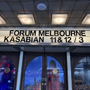 Kasabian at Melbourne, Australia in Forum Melbourne 2025