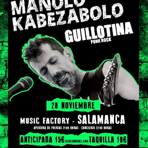 Manolo Kabezabolo Tickets, Tour Dates and Concerts