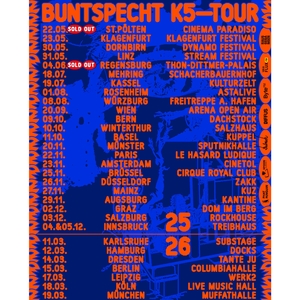 Buntspecht Tickets, Tourdaten und Konzerte