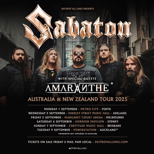 Sabaton @ Margaret Court Arena