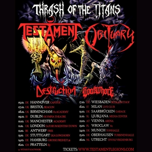 Testament Tickets, Tour Dates and Concerts