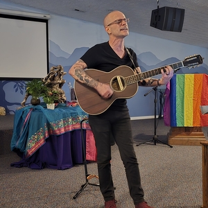 Derek Webb at Vilas, NC in High Country United Church of Christ 2025