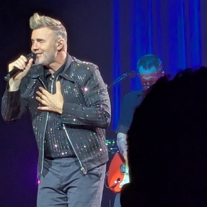 Gary Barlow at Glasgow, United Kingdom in SEC Armadillo 2025