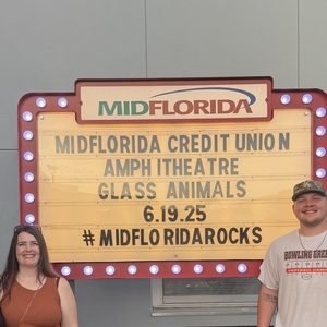 Glass Animals at Tampa, FL in MIDFLORIDA Credit Union Amphitheatre 2025