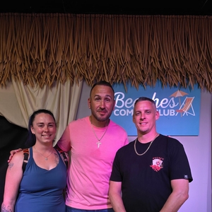 Officer Eudy at Panama City Beach, FL in Beaches Comedy Club 2025