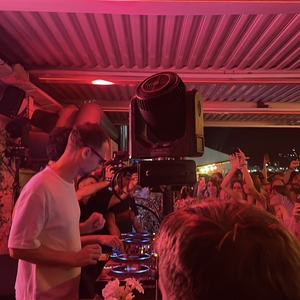 The Blaze at Nice, France in Plage de l'Hôtel Amour 2025