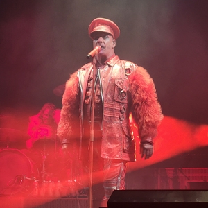 Till Lindemann at Lucca, Italy in Piazza Napoleone 2025
