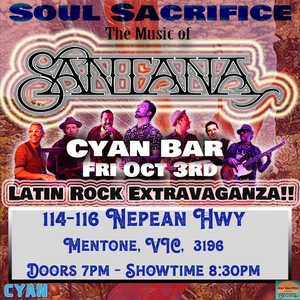 Soul Sacrifice - The Music of Santana @ Cyan Bar & Lounge
