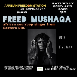 Freed Mushaga @ AFRIKAN FREEDOM STATION
