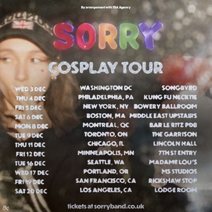 SORRY Tickets, Tour Dates and Concerts