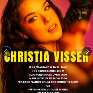 Christia Visser @ Casa Toscana Lodge - Sensi Spa - LeSi Restaurant - Blou Hond Theatre