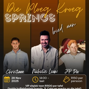 Nicholis Louw @ Ploeg Kroeg