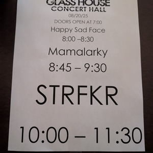 STRFKR at Pomona, CA in The Fox Theater Pomona 2025