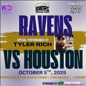 Tyler Rich @ BMORE Around Town #PurpleTailgate