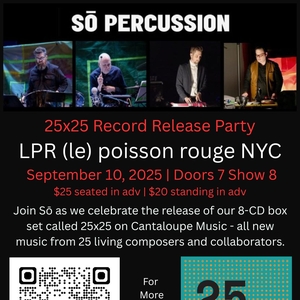 So Percussion @ Le Poisson Rouge