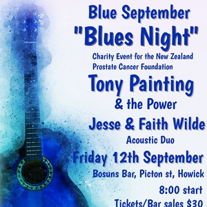 Tony Painting with Blues Power @ The Prospect of Howick (Bosuns)
