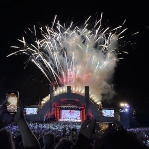 Cyndi Lauper at Los Angeles, CA in Hollywood Bowl 2025
