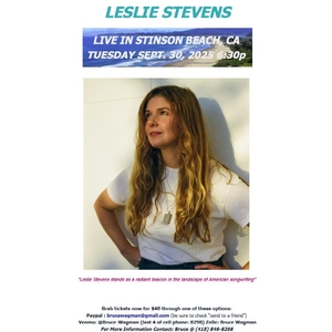 Leslie Stevens @ House Concert, Stinson Beach CA