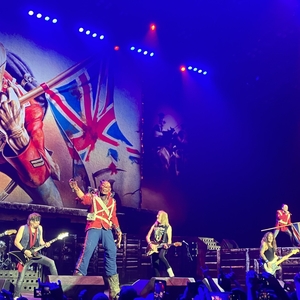Iron Maiden at Nanterre, France in PARIS LA DEFENSE ARENA 2025
