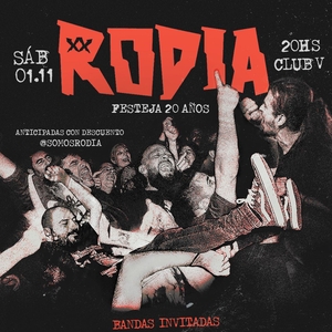 Rodia Tickets, Tour Dates and Concerts