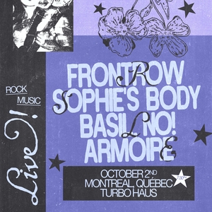 Sophie's Body Tickets, Tour Dates and Concerts