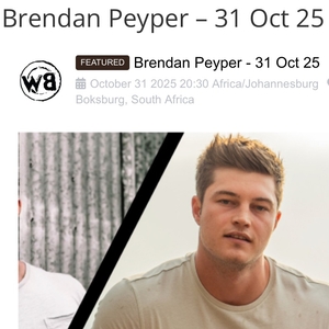 Brendan Peyper Tickets, Tour Dates and Concerts